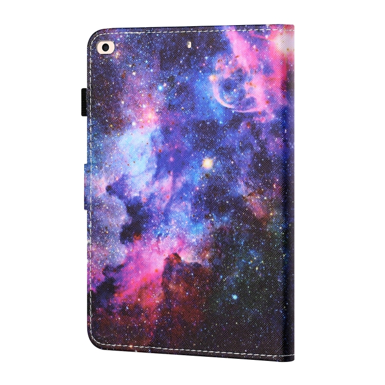 Sewing Thread Horizontal Painted Flat Leather Case with Pen Cover & Anti Skid Strip & Card Slot & Holder & Sleep / Wake-up Function For iPad Air 2(Starry Sky) Sewing Thread Horizontal Painted Flat Leather Case with Pen Cover & Anti Skid Strip & Card Slot & Holder & Sleep / Wake-up Function For iPad Air 2(Starry Sky)