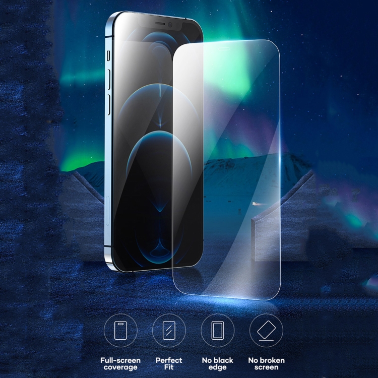 For iPhone 12 mini ROCK Full Screen Borderless Tempered Glass Film For iPhone 12 mini ROCK Full Screen Borderless Tempered Glass Film