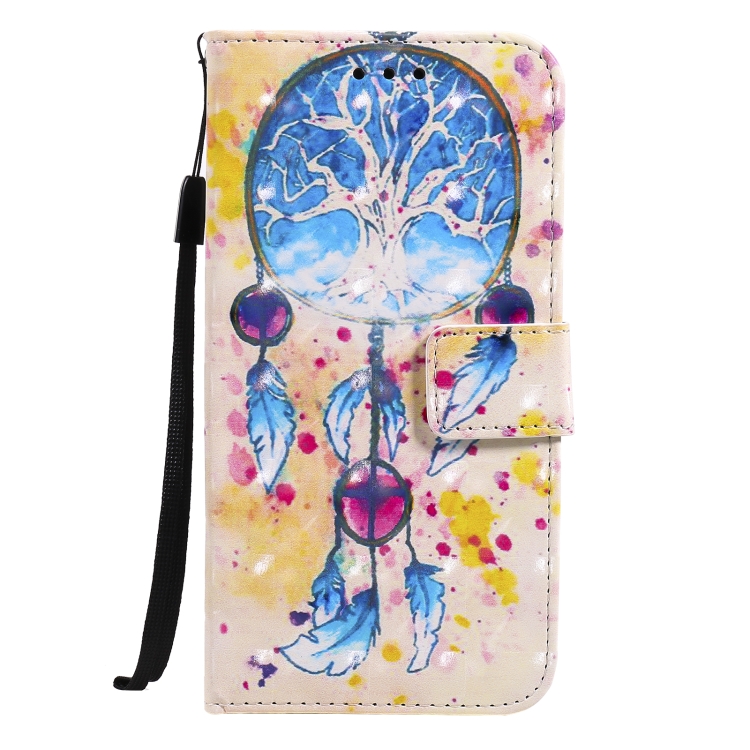 For iPhone 12 / 12 Pro 3D Painting Horizontal Flip Leather Case with Holder & Card Slot & Lanyard(Wind Chimes) For iPhone 12 / 12 Pro 3D Painting Horizontal Flip Leather Case with Holder & Card Slot & Lanyard(Wind Chimes)