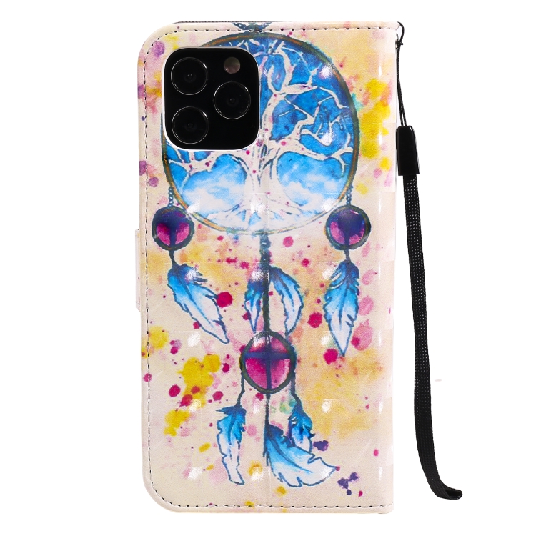 For iPhone 12 / 12 Pro 3D Painting Horizontal Flip Leather Case with Holder & Card Slot & Lanyard(Wind Chimes) For iPhone 12 / 12 Pro 3D Painting Horizontal Flip Leather Case with Holder & Card Slot & Lanyard(Wind Chimes)