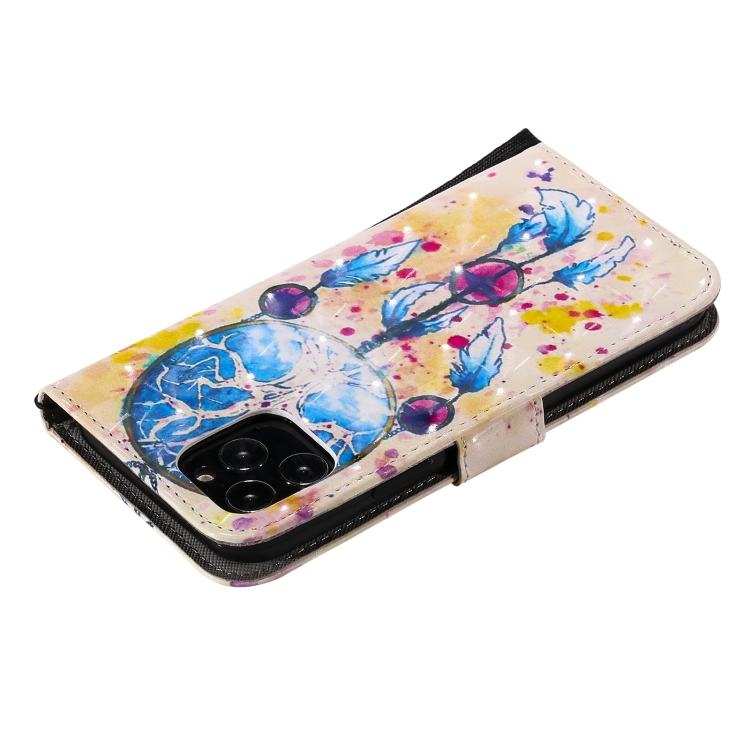 For iPhone 12 / 12 Pro 3D Painting Horizontal Flip Leather Case with Holder & Card Slot & Lanyard(Wind Chimes) For iPhone 12 / 12 Pro 3D Painting Horizontal Flip Leather Case with Holder & Card Slot & Lanyard(Wind Chimes)