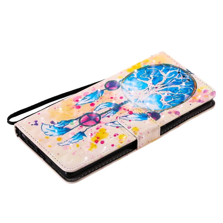 For Samsung Galaxy Note 20 3D Painting Horizontal Flip Leather Case with Holder & Card Slot & Lanyard(Wind Chimes)