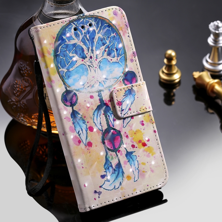 For Samsung Galaxy Note 20 3D Painting Horizontal Flip Leather Case with Holder & Card Slot & Lanyard(Wind Chimes)