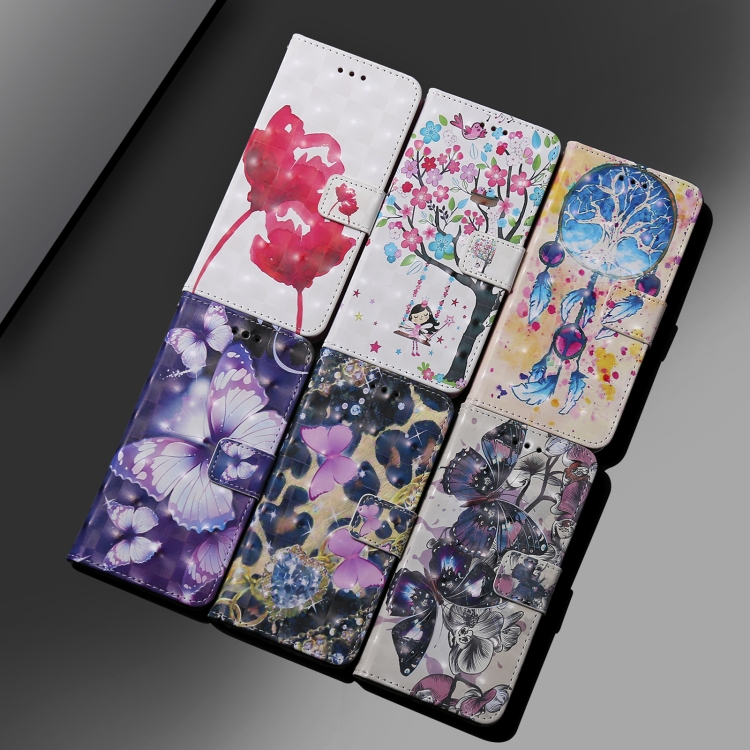 For Samsung Galaxy Note 20 3D Painting Horizontal Flip Leather Case with Holder & Card Slot & Lanyard(Wind Chimes)