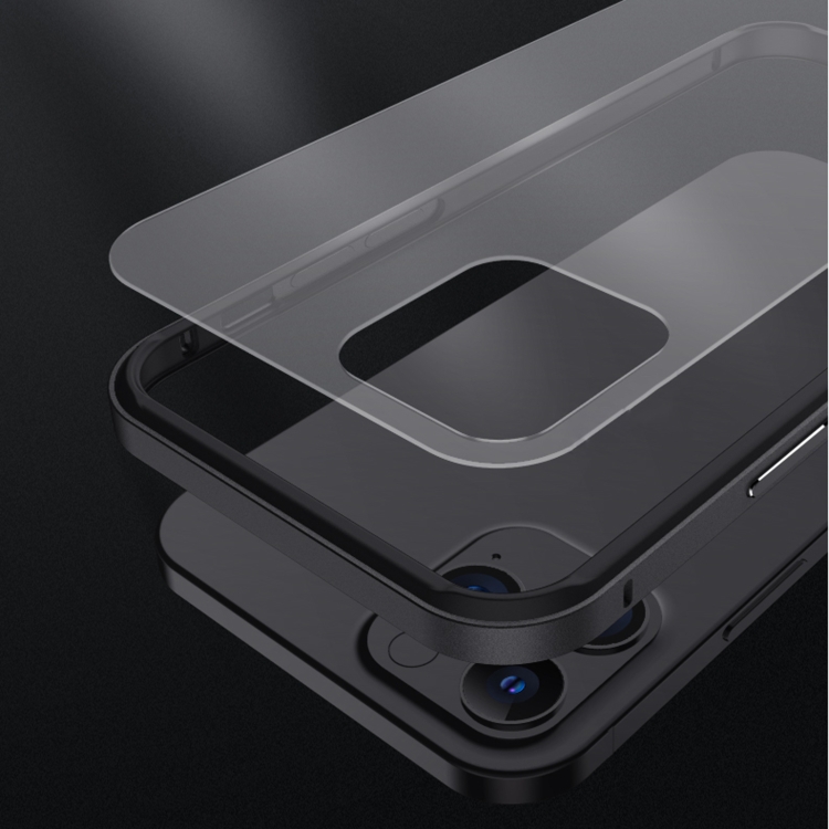 For iPhone 12 mini X-level Martin Series Metal Frame Protective Case (Black) For iPhone 12 mini X-level Martin Series Metal Frame Protective Case (Black)