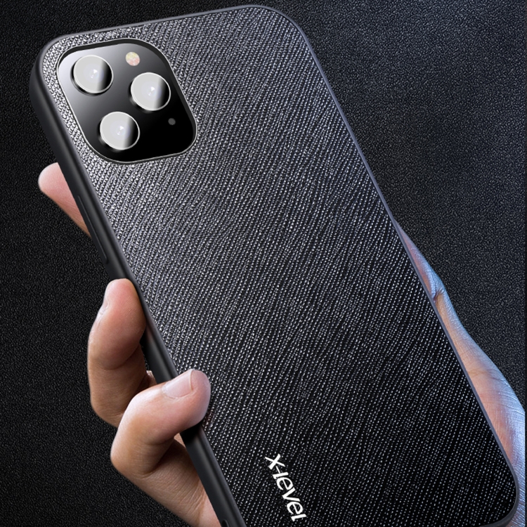 For iPhone 12 X-level Shockproof Cross Texture Protective Case(Black) For iPhone 12 X-level Shockproof Cross Texture Protective Case(Black)