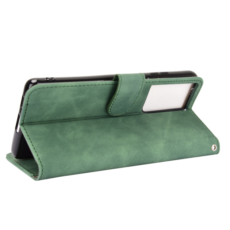 For Samsung Galaxy S21 Ultra 5G Solid Color Skin Feel Magnetic Buckle Horizontal Flip Calf Texture PU Leather Case with Holder & Card Slots & Wallet(Green) For Samsung Galaxy S21 Ultra 5G Solid Color Skin Feel Magnetic Buckle Horizontal Flip Calf Texture PU Leather Case with Holder & Card Slots & Wallet(Green)