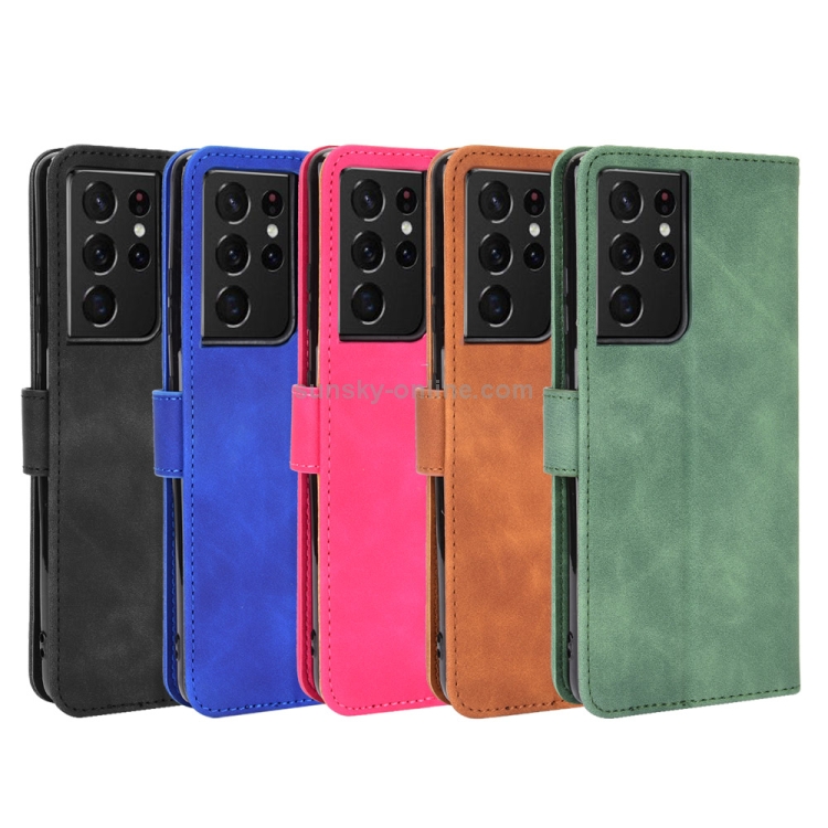 For Samsung Galaxy S21 Ultra 5G Solid Color Skin Feel Magnetic Buckle Horizontal Flip Calf Texture PU Leather Case with Holder & Card Slots & Wallet(Green) For Samsung Galaxy S21 Ultra 5G Solid Color Skin Feel Magnetic Buckle Horizontal Flip Calf Texture PU Leather Case with Holder & Card Slots & Wallet(Green)