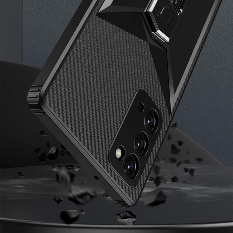 For Samsung Galaxy Note20 Butterfly Wing 2 in 1 Carbon Fiber Armor Shockproof TPU + PC Protective Case with Invisible Holder(Blue) For Samsung Galaxy Note20 Butterfly Wing 2 in 1 Carbon Fiber Armor Shockproof TPU + PC Protective Case with Invisible Holder(Blue)
