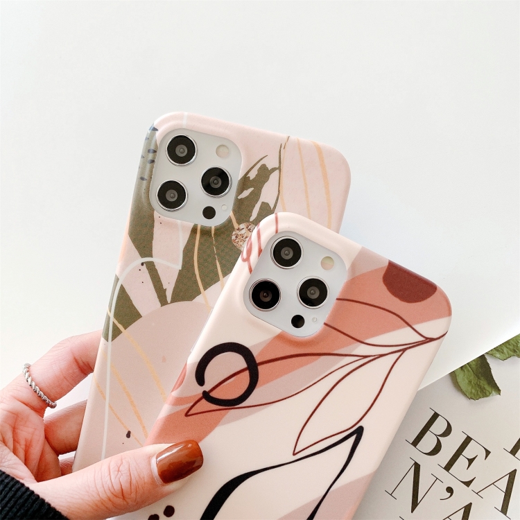 For iPhone 11 Pro Max Watercolor Painting Series Half Coverage IMD Workmanship Protective Case (DX-51) For iPhone 11 Pro Max Watercolor Painting Series Half Coverage IMD Workmanship Protective Case (DX-51)
