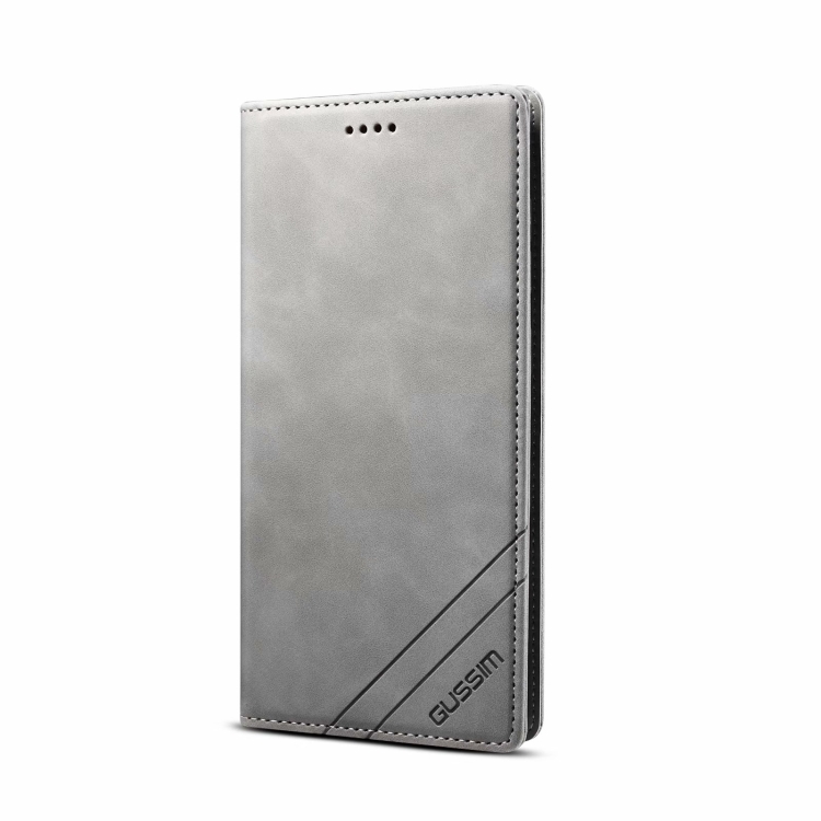 For Samsung Galaxy S20 FE GUSSIM GS-001 Business Style Horizontal Flip Skin Feel PU Leather Case with Holder & Card Slots & Wallet & Photo Frame(Grey) For Samsung Galaxy S20 FE GUSSIM GS-001 Business Style Horizontal Flip Skin Feel PU Leather Case with Holder & Card Slots & Wallet & Photo Frame(Grey)