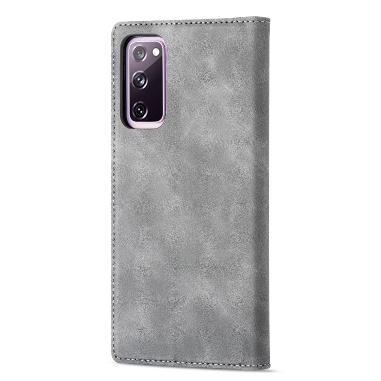 For Samsung Galaxy S20 FE GUSSIM GS-001 Business Style Horizontal Flip Skin Feel PU Leather Case with Holder & Card Slots & Wallet & Photo Frame(Grey) For Samsung Galaxy S20 FE GUSSIM GS-001 Business Style Horizontal Flip Skin Feel PU Leather Case with Holder & Card Slots & Wallet & Photo Frame(Grey)