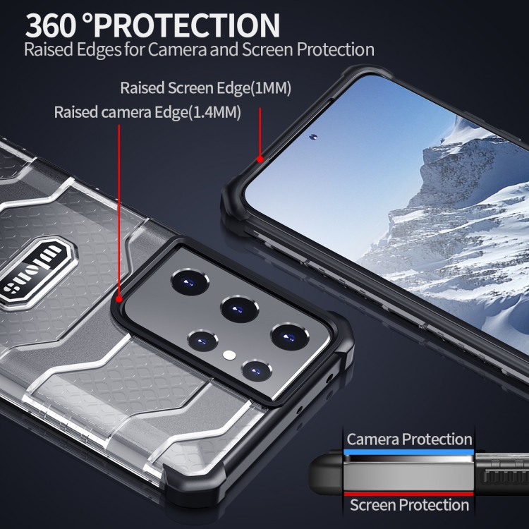 For Samsung Galaxy S21 Ultra 5G wlons Explorer Series PC+TPU Protective Case(Green) For Samsung Galaxy S21 Ultra 5G wlons Explorer Series PC+TPU Protective Case(Green)