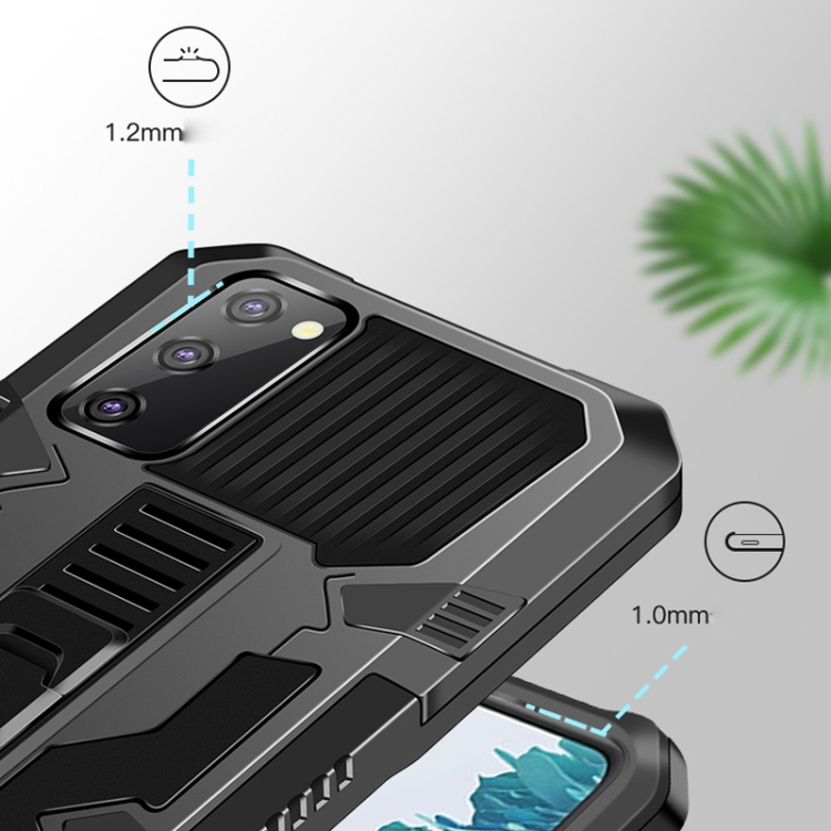 For Samsung Galaxy S21+ 5G Vanguard Warrior All Inclusive Double-color Shockproof TPU + PC Protective Case with Holder(Black) For Samsung Galaxy S21+ 5G Vanguard Warrior All Inclusive Double-color Shockproof TPU + PC Protective Case with Holder(Black)