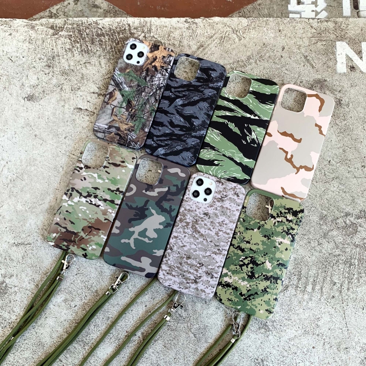 Camouflage Pattern IMD Shockproof TPU Protective Case with Lanyard For iPhone 11 Pro(Hunter Camo) Camouflage Pattern IMD Shockproof TPU Protective Case with Lanyard For iPhone 11 Pro(Hunter Camo)