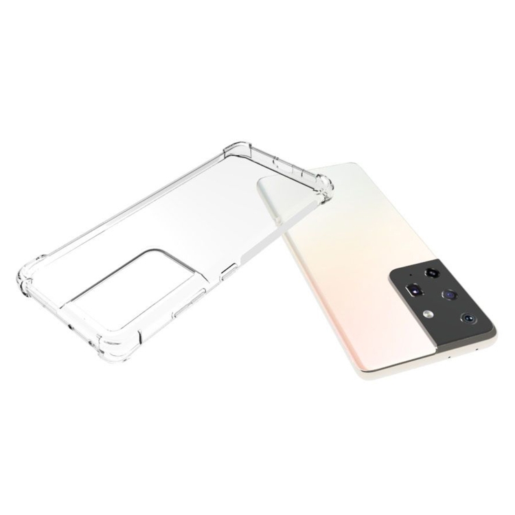 For Samsung Galaxy S21 Ultra 5G Shockproof Non-slip Waterproof Thickening TPU Protective Case(Transparent) For Samsung Galaxy S21 Ultra 5G Shockproof Non-slip Waterproof Thickening TPU Protective Case(Transparent)