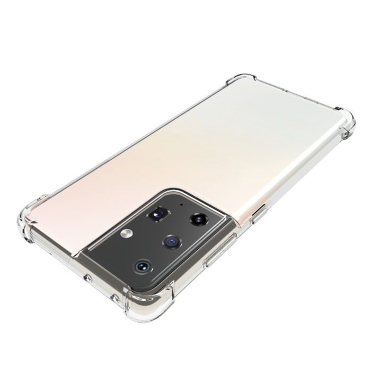 For Samsung Galaxy S21 Ultra 5G Shockproof Non-slip Waterproof Thickening TPU Protective Case(Transparent) For Samsung Galaxy S21 Ultra 5G Shockproof Non-slip Waterproof Thickening TPU Protective Case(Transparent)