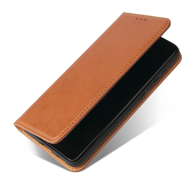For Samsung Galaxy S21+ 5G Fierre Shann PU Genuine Leather Texture Horizontal Flip Leather Case with Holder & Card Slots & Wallet(Brown) For Samsung Galaxy S21+ 5G Fierre Shann PU Genuine Leather Texture Horizontal Flip Leather Case with Holder & Card Slots & Wallet(Brown)