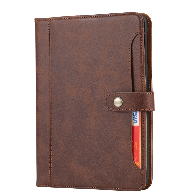 Calf Texture Double Fold Clasp Horizontal Flip Leather Case with Photo Frame & Holder & Card Slots & Wallet For iPad mini 5 / mini 4 / mini 3(Coffee) Calf Texture Double Fold Clasp Horizontal Flip Leather Case with Photo Frame & Holder & Card Slots & Wallet For iPad mini 5 / mini 4 / mini 3(Coffee)