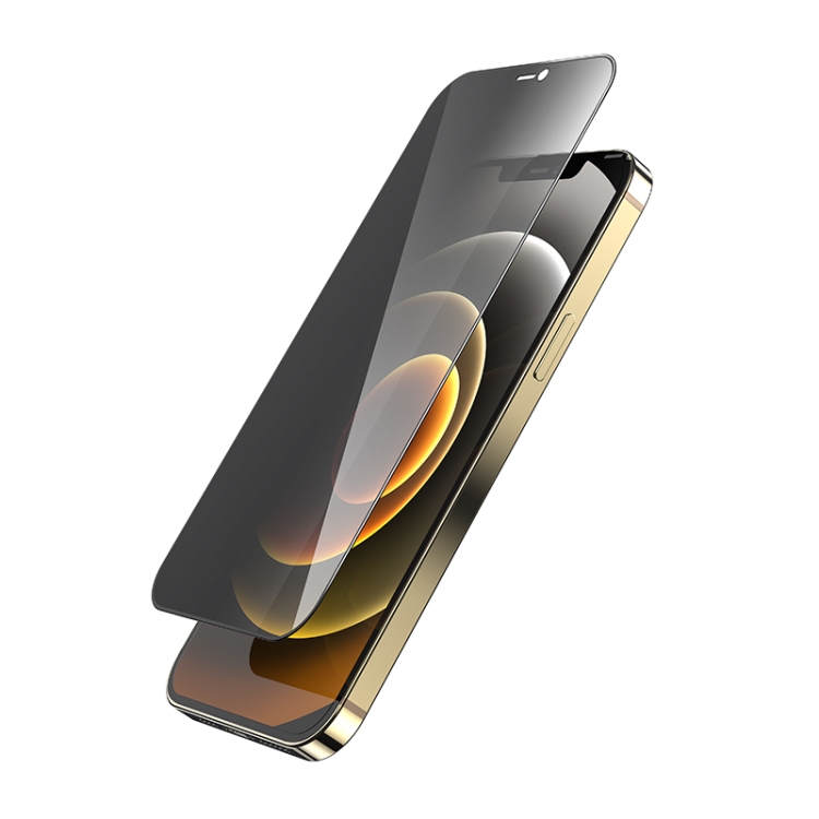 For iPhone 12 Pro Max hoco 0.33mm Shatterproof Edge Full-screen Privacy Tempered Film(Black) For iPhone 12 Pro Max hoco 0.33mm Shatterproof Edge Full-screen Privacy Tempered Film(Black)