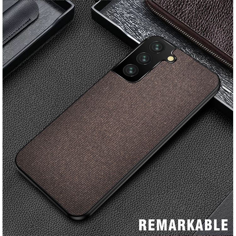 For Samsung Galaxy S21 Ultra 5G Shockproof Splicing PU + Cloth Protective Case(Mercerized Brown) For Samsung Galaxy S21 Ultra 5G Shockproof Splicing PU + Cloth Protective Case(Mercerized Brown)