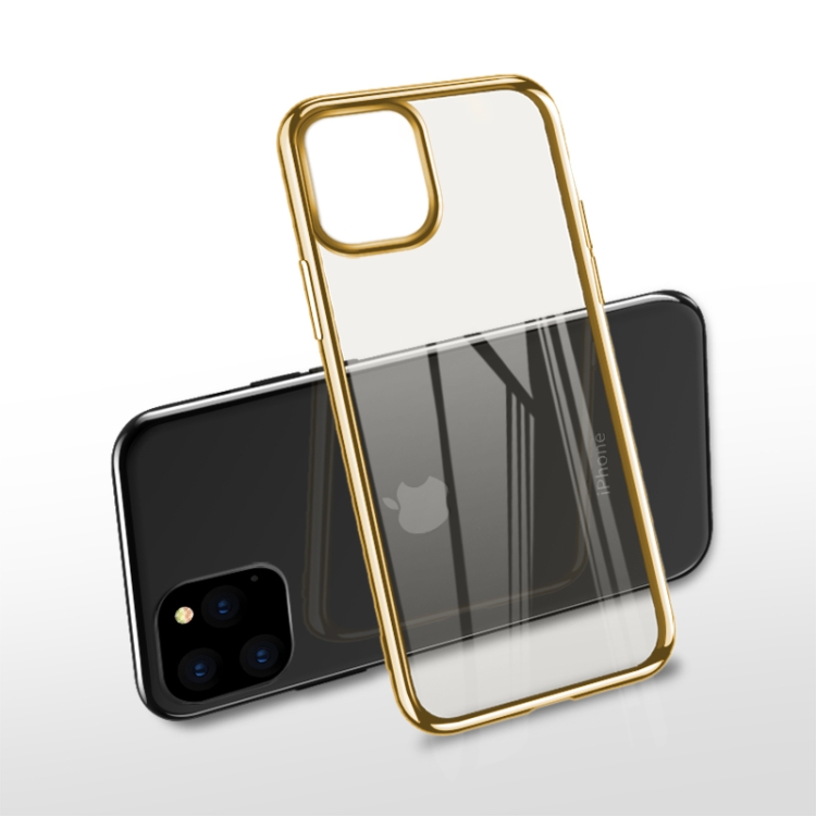 For iPhone 11 Pro X-level Original Series Transparent Ultra-thin TPU Case(Gold) For iPhone 11 Pro X-level Original Series Transparent Ultra-thin TPU Case(Gold)