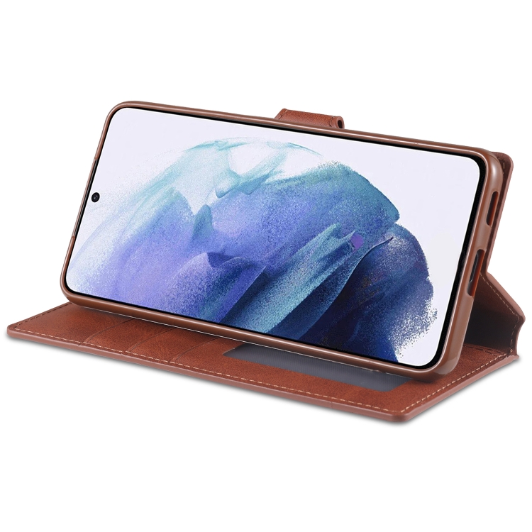 For Samsung Galaxy S21 5G AZNS Calf Texture Horizontal Flip Leather Case with Holder & Card Slots & Wallet & Photo Frame(Black) For Samsung Galaxy S21 5G AZNS Calf Texture Horizontal Flip Leather Case with Holder & Card Slots & Wallet & Photo Frame(Black)