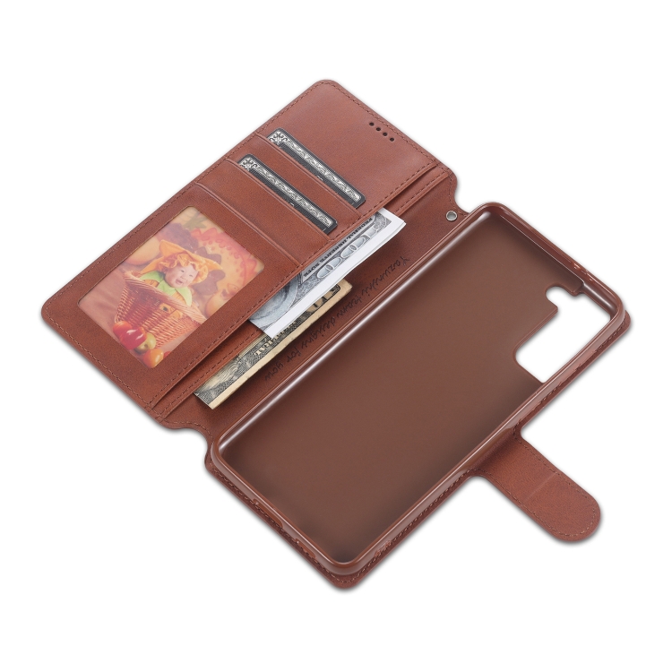 For Samsung Galaxy S21+ 5G AZNS Calf Texture Horizontal Flip Leather Case with Holder & Card Slots & Wallet & Photo Frame(Blue) For Samsung Galaxy S21+ 5G AZNS Calf Texture Horizontal Flip Leather Case with Holder & Card Slots & Wallet & Photo Frame(Blue)
