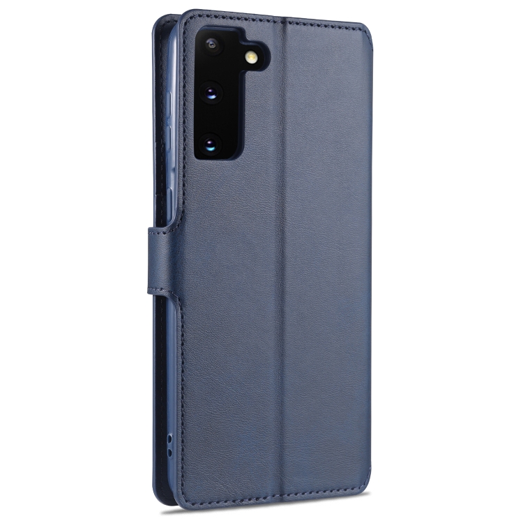 For Samsung Galaxy S21+ 5G AZNS Calf Texture Horizontal Flip Leather Case with Holder & Card Slots & Wallet & Photo Frame(Blue) For Samsung Galaxy S21+ 5G AZNS Calf Texture Horizontal Flip Leather Case with Holder & Card Slots & Wallet & Photo Frame(Blue)