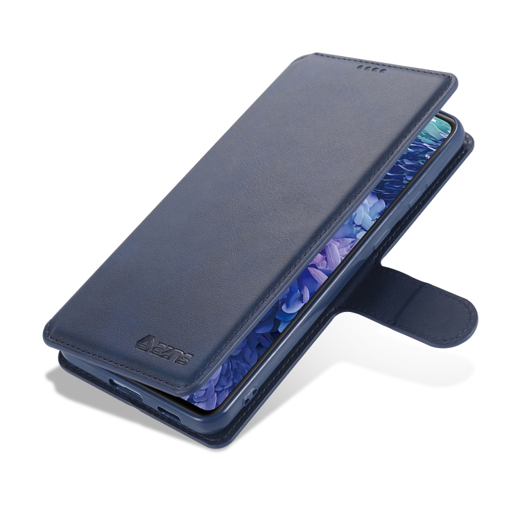 For Samsung Galaxy S21+ 5G AZNS Calf Texture Horizontal Flip Leather Case with Holder & Card Slots & Wallet & Photo Frame(Blue) For Samsung Galaxy S21+ 5G AZNS Calf Texture Horizontal Flip Leather Case with Holder & Card Slots & Wallet & Photo Frame(Blue)