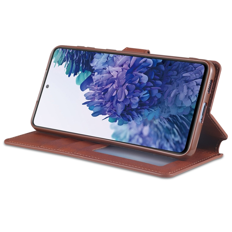 For Samsung Galaxy S21+ 5G AZNS Calf Texture Horizontal Flip Leather Case with Holder & Card Slots & Wallet & Photo Frame(Blue) For Samsung Galaxy S21+ 5G AZNS Calf Texture Horizontal Flip Leather Case with Holder & Card Slots & Wallet & Photo Frame(Blue)