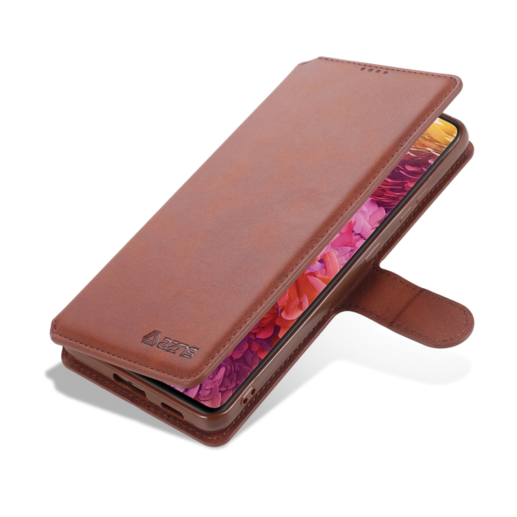For Samsung Galaxy S21 Ultra 5G AZNS Calf Texture Horizontal Flip Leather Case with Holder & Card Slots & Wallet & Photo Frame(Red) For Samsung Galaxy S21 Ultra 5G AZNS Calf Texture Horizontal Flip Leather Case with Holder & Card Slots & Wallet & Photo Frame(Red)