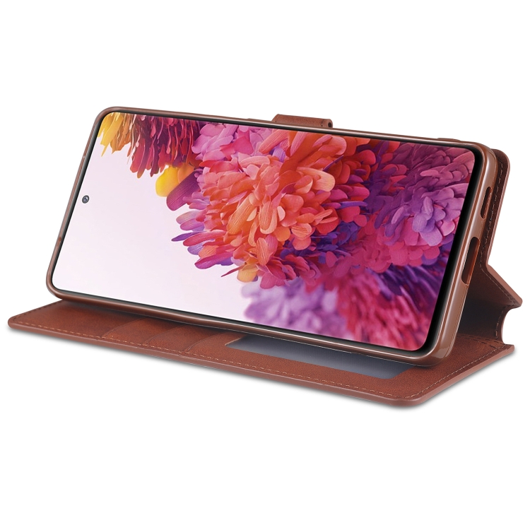 For Samsung Galaxy S21 Ultra 5G AZNS Calf Texture Horizontal Flip Leather Case with Holder & Card Slots & Wallet & Photo Frame(Red) For Samsung Galaxy S21 Ultra 5G AZNS Calf Texture Horizontal Flip Leather Case with Holder & Card Slots & Wallet & Photo Frame(Red)