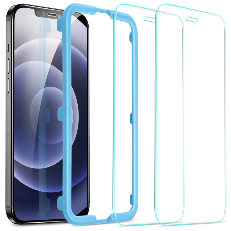 For iPhone 12 / 12 Pro 2pcs ESR Screen Shield Serie 9H Full Coverage Explosion-proof Tempered Glass Film For iPhone 12 / 12 Pro 2pcs ESR Screen Shield Serie 9H Full Coverage Explosion-proof Tempered Glass Film