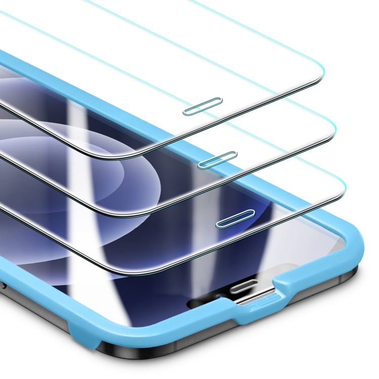 For iPhone 12 / 12 Pro 3 PCS ESR Screen Shield Serie 9H Full Coverage Explosion-proof Tempered Glass Film For iPhone 12 / 12 Pro 3 PCS ESR Screen Shield Serie 9H Full Coverage Explosion-proof Tempered Glass Film