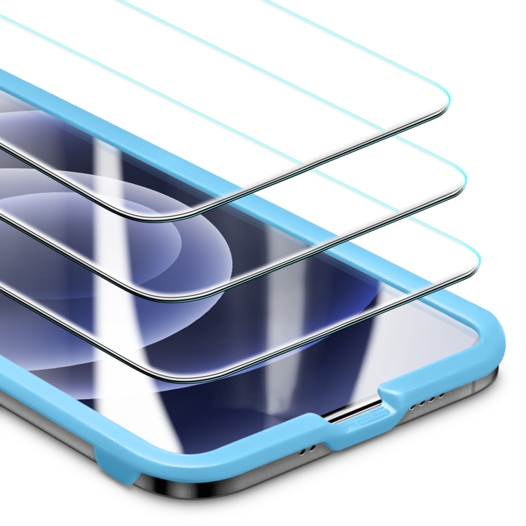 For iPhone 12 / 12 Pro 3 PCS ESR Screen Shield Serie 9H Full Coverage Explosion-proof Tempered Glass Film For iPhone 12 / 12 Pro 3 PCS ESR Screen Shield Serie 9H Full Coverage Explosion-proof Tempered Glass Film