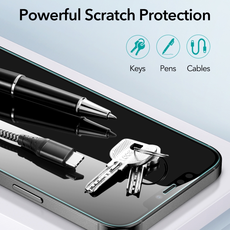 For iPhone 12 / 12 Pro 3 PCS ESR Screen Shield Serie 9H Full Coverage Explosion-proof Tempered Glass Film For iPhone 12 / 12 Pro 3 PCS ESR Screen Shield Serie 9H Full Coverage Explosion-proof Tempered Glass Film