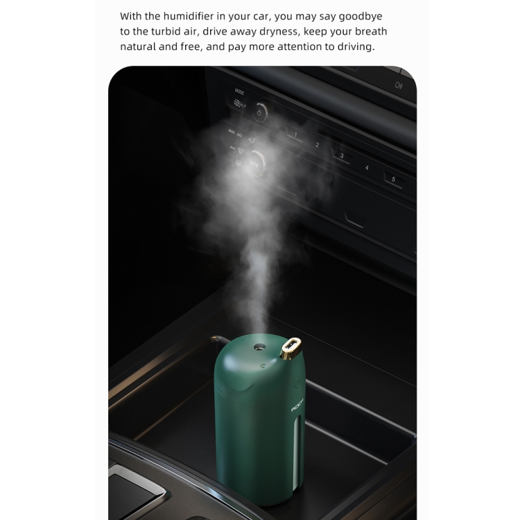 ROCK Hogar Oficina Coche Elefante Humidificador Silencioso (Verde)