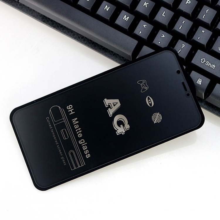 For iPhone 12 / 12 Pro AG Matte Frosted Full Cover Tempered Glass Film