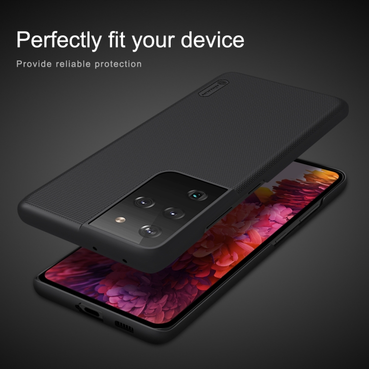 For Samsung Galaxy S21 Ultra 5G NILLKIN Frosted Concave-convex Texture PC Protective Case(Black) For Samsung Galaxy S21 Ultra 5G NILLKIN Frosted Concave-convex Texture PC Protective Case(Black)