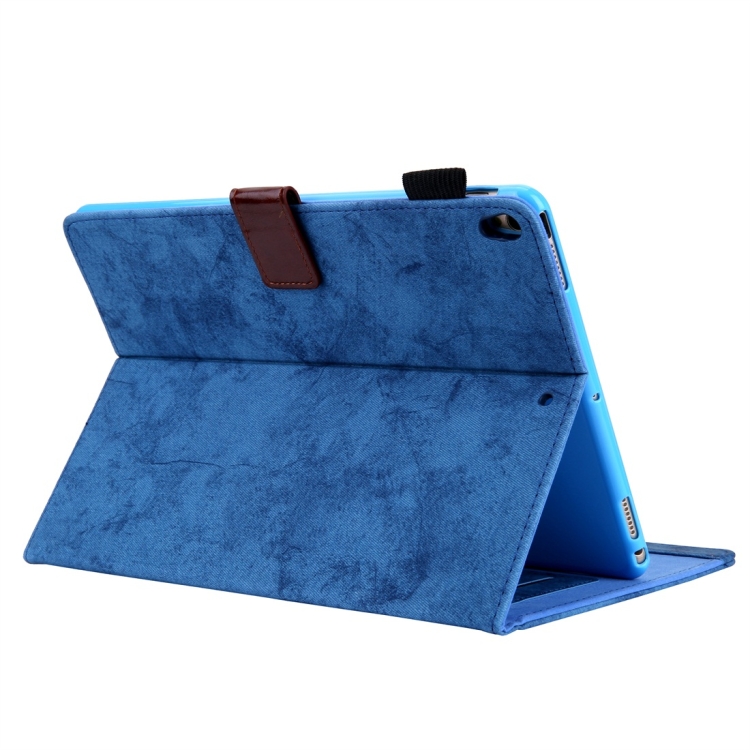 Pour  Kindle Fire 7 Motif animal Horizontal Flip Cuir Coating avec  porte-carte et cadre photo et cadre de nuit / de réveil (Butterfly bleu)