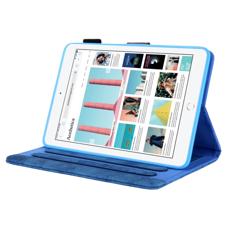 For iPad Mini 1 / 2 / 3 / 4 Business Style Horizontal Flip Leather Case, with Holder & Card Slot & Photo Frame & Sleep / Wake-up Function(Blue) For iPad Mini 1 / 2 / 3 / 4 Business Style Horizontal Flip Leather Case, with Holder & Card Slot & Photo Frame & Sleep / Wake-up Function(Blue)