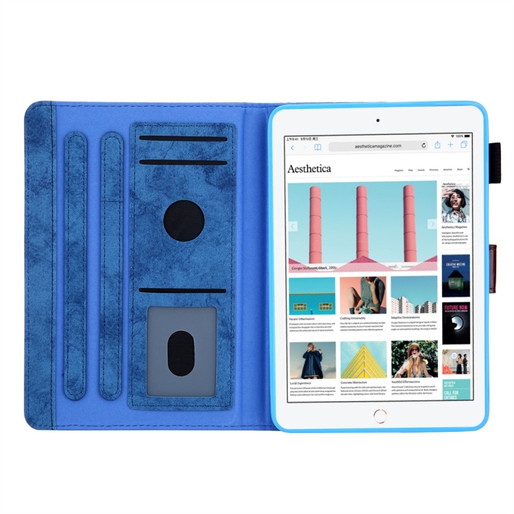 For iPad Mini 1 / 2 / 3 / 4 Business Style Horizontal Flip Leather Case, with Holder & Card Slot & Photo Frame & Sleep / Wake-up Function(Blue) For iPad Mini 1 / 2 / 3 / 4 Business Style Horizontal Flip Leather Case, with Holder & Card Slot & Photo Frame & Sleep / Wake-up Function(Blue)