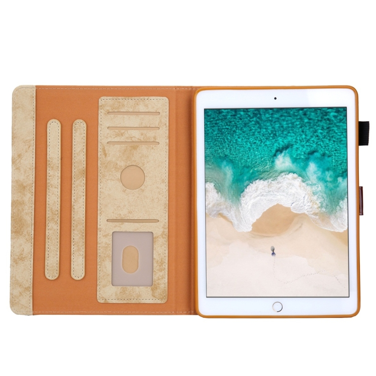 For iPad 10.2 inch Business Style Horizontal Flip Leather Case, with Holder & Card Slot & Photo Frame & Sleep / Wake-up Function(Yellow) For iPad 10.2 inch Business Style Horizontal Flip Leather Case, with Holder & Card Slot & Photo Frame & Sleep / Wake-up Function(Yellow)