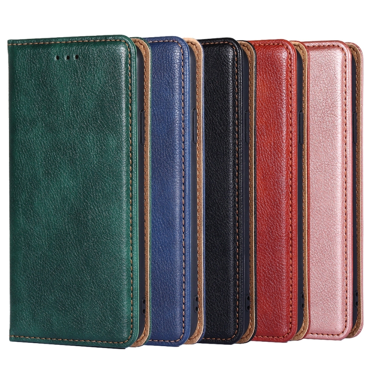For Samsung Galaxy S21 Ultra 5G PU + TPU Gloss Oil Solid Color Magnetic Horizontal Flip Leather Case with Holder & Card Slot & Wallet(Brown) For Samsung Galaxy S21 Ultra 5G PU + TPU Gloss Oil Solid Color Magnetic Horizontal Flip Leather Case with Holder & Card Slot & Wallet(Brown)