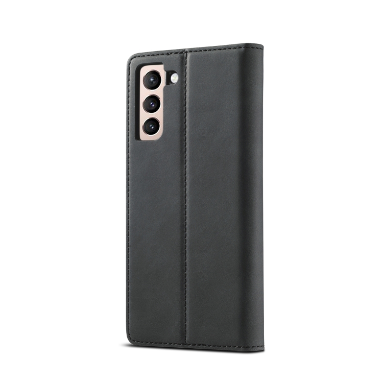 For Samsung Galaxy S21 5G LC.IMEEKE Strong Magnetism Ultra-thin Horizontal Flip Matte TPU + PU Leather Case with Holder & Card Slots & Wallet(Black) For Samsung Galaxy S21 5G LC.IMEEKE Strong Magnetism Ultra-thin Horizontal Flip Matte TPU + PU Leather Case with Holder & Card Slots & Wallet(Black)