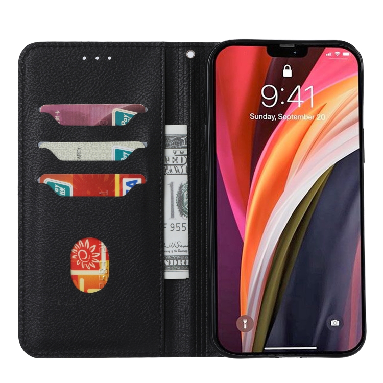 For Samsung Galaxy S21 Ultra 5G Magnetic Horizontal Flip Leather Case with Holder & Card Slots & Wallet(Black) For Samsung Galaxy S21 Ultra 5G Magnetic Horizontal Flip Leather Case with Holder & Card Slots & Wallet(Black)