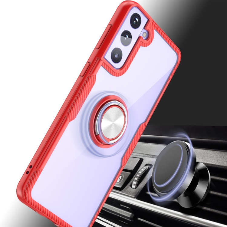 For Samsung Galaxy S21 5G Shockproof Transparent TPU + Acrylic Protective Case with Ring Holder(Black) For Samsung Galaxy S21 5G Shockproof Transparent TPU + Acrylic Protective Case with Ring Holder(Black)