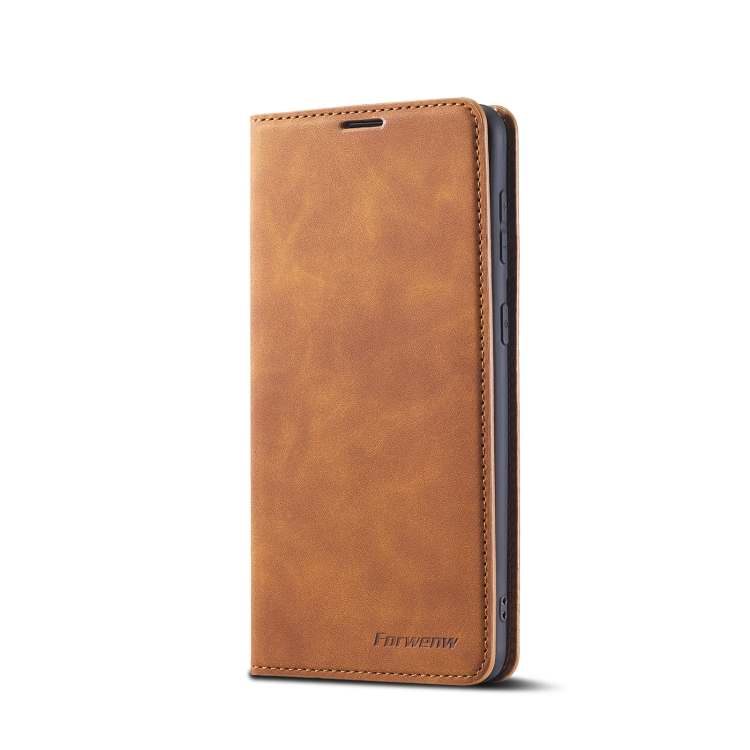 For Samsung Galaxy S21+ 5G Forwenw Dream Series Oil Edge Strong Magnetism Horizontal Flip Leather Case with Holder & Card Slots & Wallet & Photo Frame(Brown) For Samsung Galaxy S21+ 5G Forwenw Dream Series Oil Edge Strong Magnetism Horizontal Flip Leather Case with Holder & Card Slots & Wallet & Photo Frame(Brown)