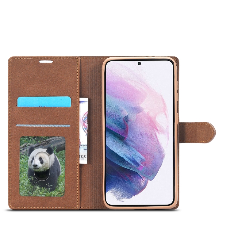 For Samsung Galaxy S21+ 5G Forwenw F1 Series Matte Strong Magnetism Horizontal Flip Leather Case with Holder & Card Slots & Wallet & Photo Frame(Brown) For Samsung Galaxy S21+ 5G Forwenw F1 Series Matte Strong Magnetism Horizontal Flip Leather Case with Holder & Card Slots & Wallet & Photo Frame(Brown)